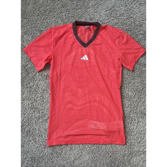 adidas Other - adidas Pro Climachill+ Freelift Men's Mesh Tennis T-Shirt Slim Fit Small JD8633